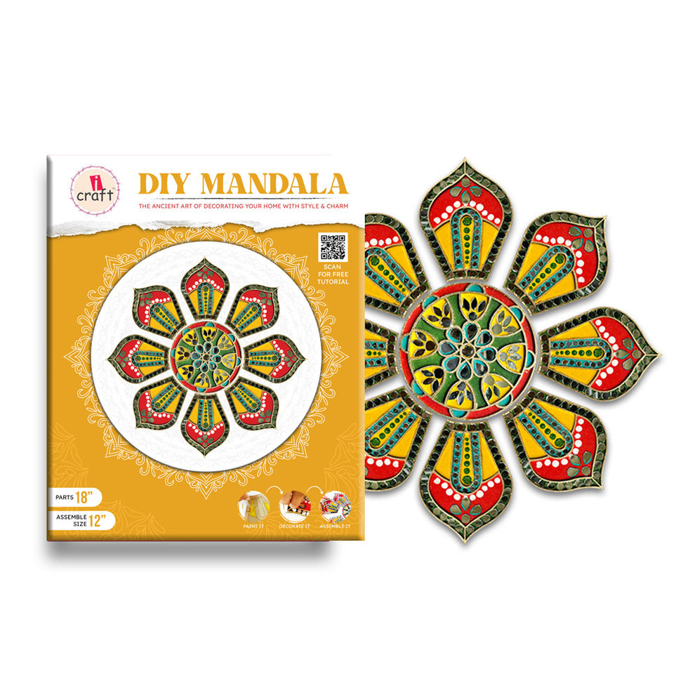 iCraft Festive DIY Rangoli Kit (Dot Mandala-FB 48)