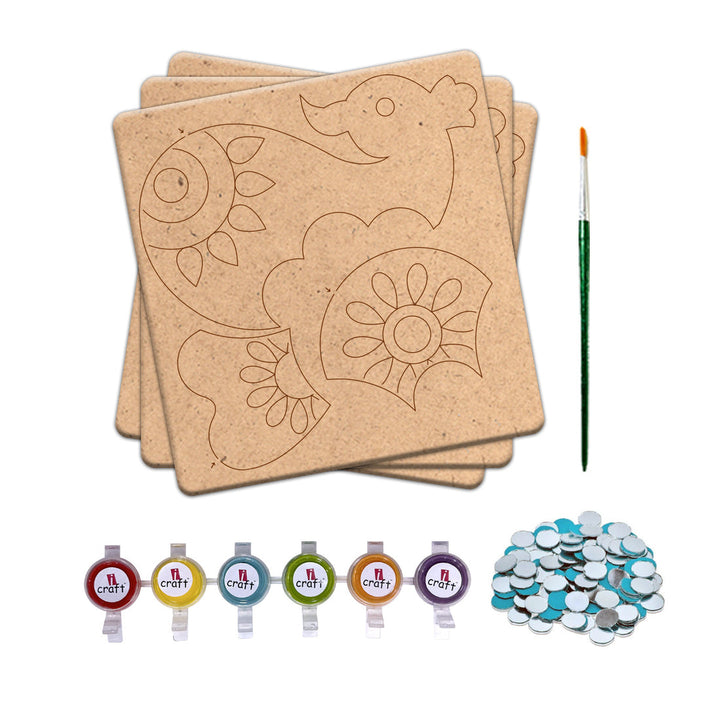 iCraft Festive DIY Rangoli Kit (MOTIF PEACOCK-FB 50)