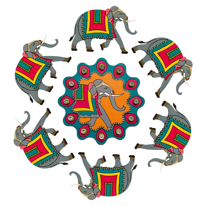 iCraft Festive DIY Rangoli Kit (ELEPHANT-FB 51)