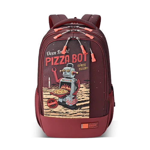 Gear Fiction 2 19 Inch Laptop Backpack Maroon Orange Bbag | India’s Best Online Stationery Store