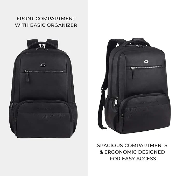 Gear Heritage Laptop Backpack Black 15 Inch Laptop Bag Bbag | India’s Best Online Stationery Store