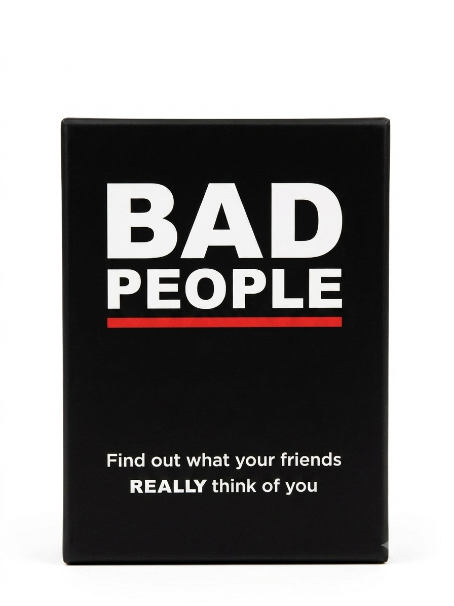 Bad People Card Deck , Laugh-Out-Loud Social Challenge Game