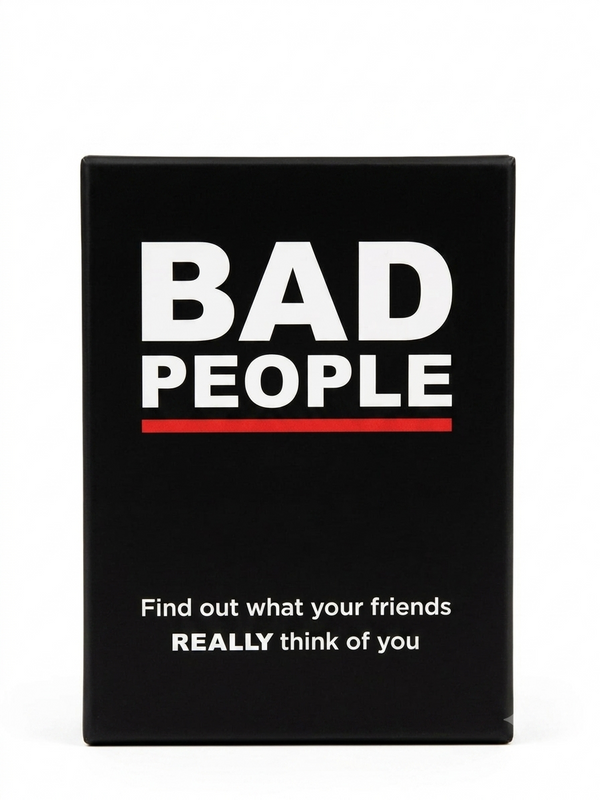 Bad People Card Deck , Laugh-Out-Loud Social Challenge Game