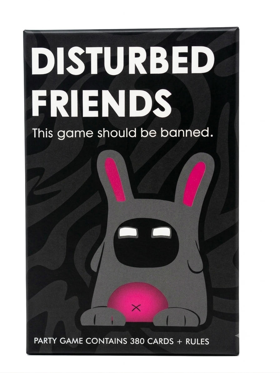 Disturbed Friends Adult Party Game - 380 Cards of Fun