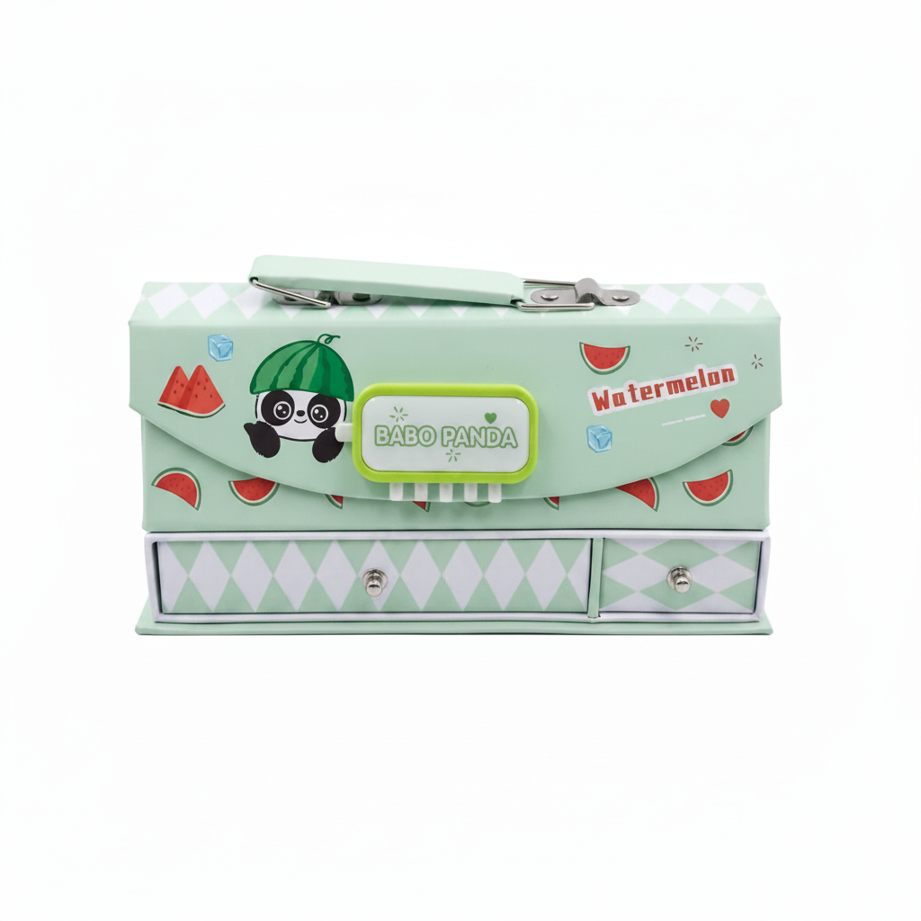 Kids Pencil Pouch with Drawer and Watermelon Design Organizer Bbag | India’s Best Online Stationery Store