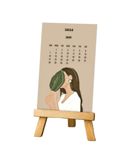 Creative Convert Aesthetic Desk Calendar