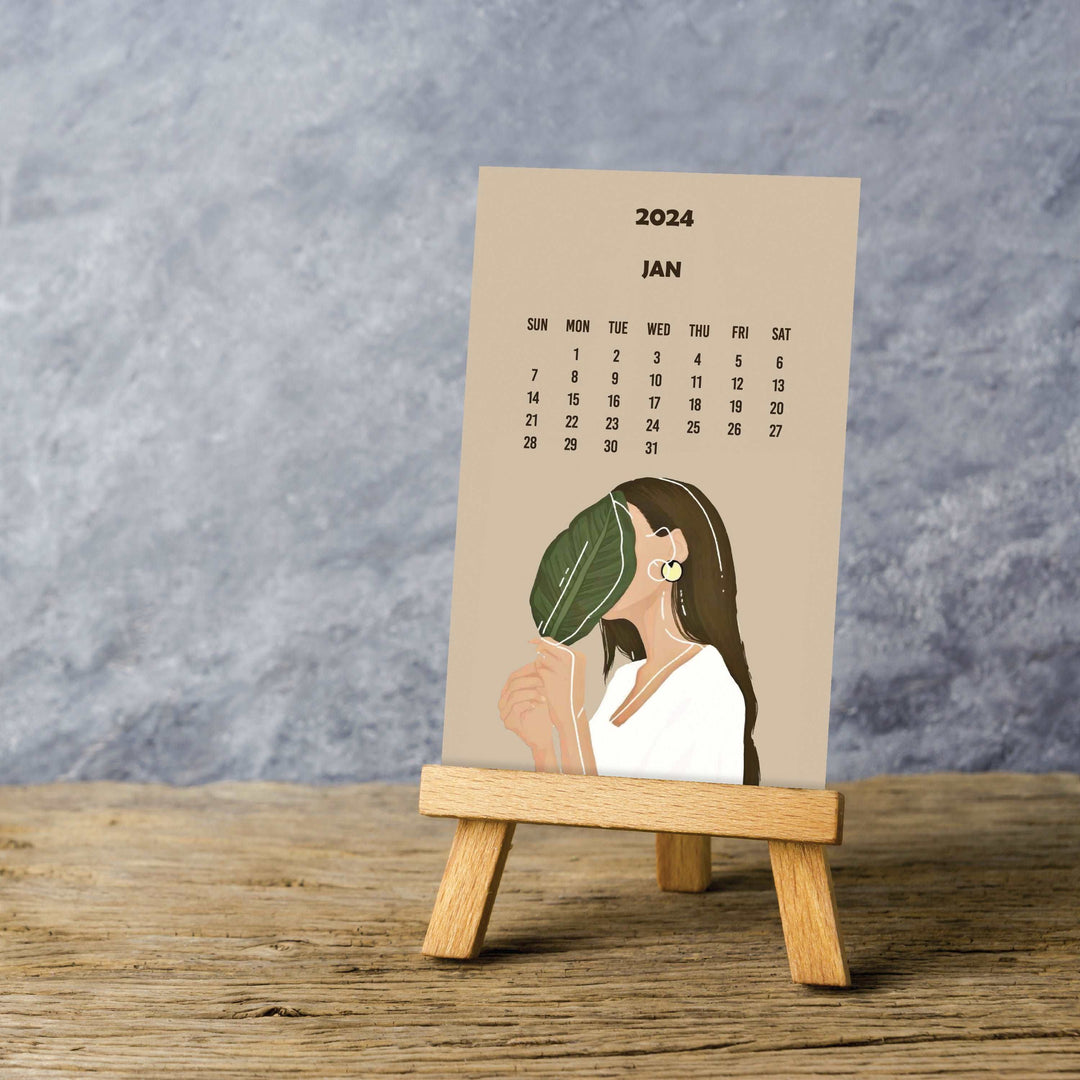 Creative Convert Aesthetic Desk Calendar