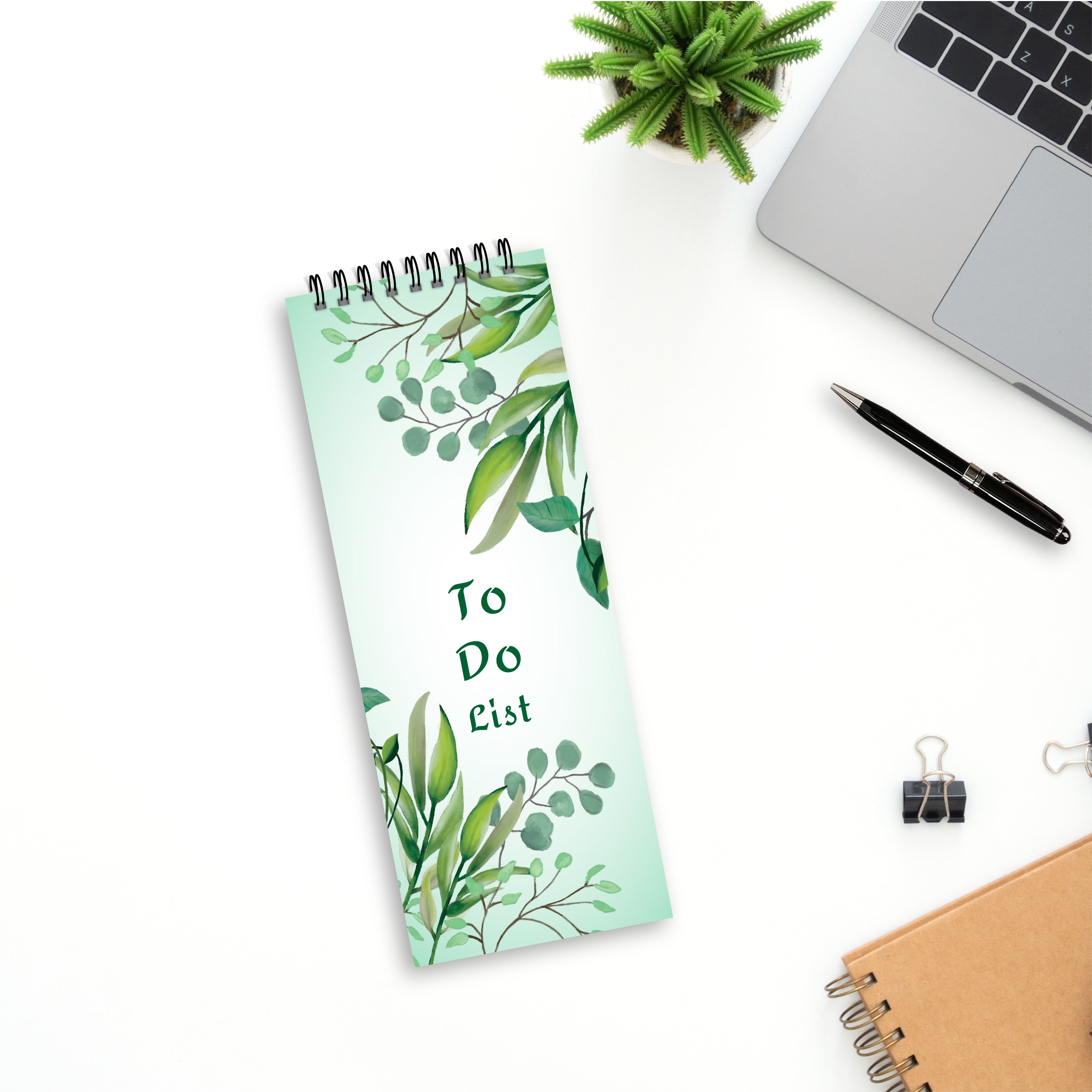 Creative Convert Green Leaf To-Do List - Stylish Design, Smooth Pages ...