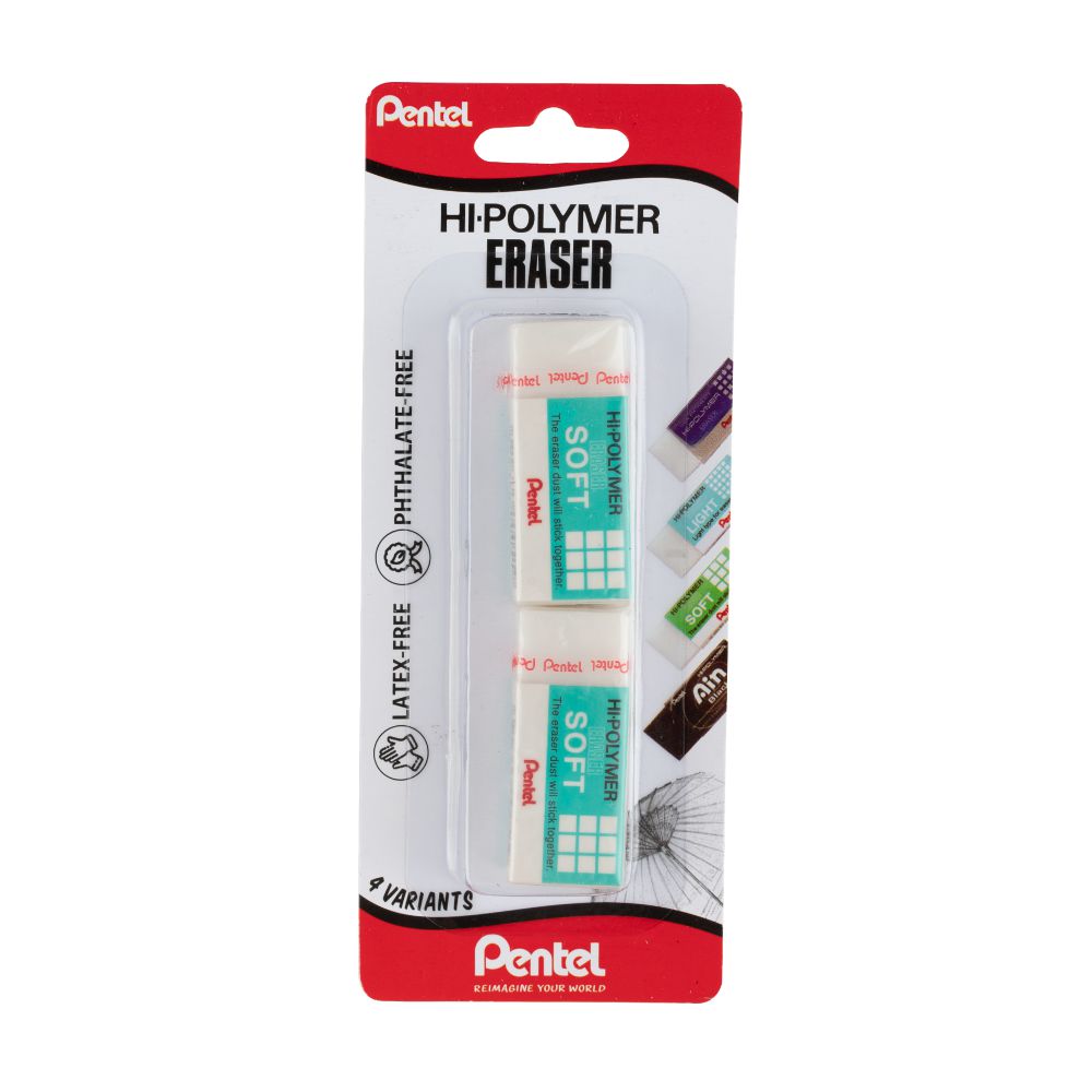Pentel Hi-Polymer Eraser ZES-SOFT
