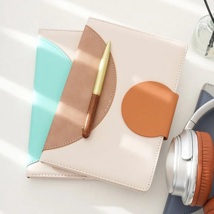 Premium PU Leather A5 Notebook with Magnetic Closure Bbag | India’s Best Online Stationery Store