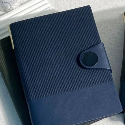A5 Leather Buckled Diary with Magnetic Closure Office Meeting Notebook Bbag | India’s Best Online Stationery Store