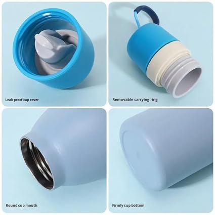 Insulated Water Bottle with Straw Lid 710ML Leak Proof Stainless Steel Bottle Bbag | India’s Best Online Stationery Store
