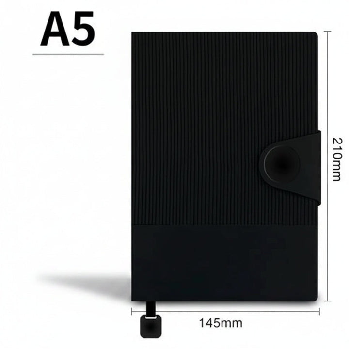 A5 Leather Buckled Diary with Magnetic Closure Office Meeting Notebook Bbag | India’s Best Online Stationery Store