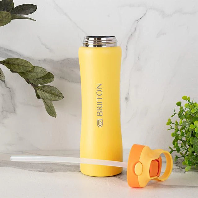Briiton Hipster Water Bottle 750ml 24H Hot & Cold Stainless Steel Bottle Bbag | India’s Best Online Stationery Store
