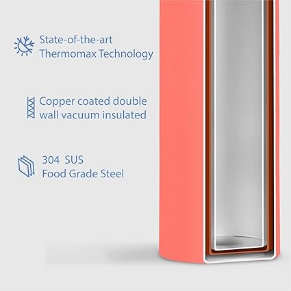 Briiton Hipster Water Bottle 750ml 24H Hot & Cold Stainless Steel Bottle Bbag | India’s Best Online Stationery Store
