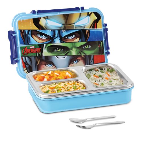 Jaypee Toonbox 3 Lunch Box –Tiffin with Steel Inner Bbag | India’s Best Online Stationery Store