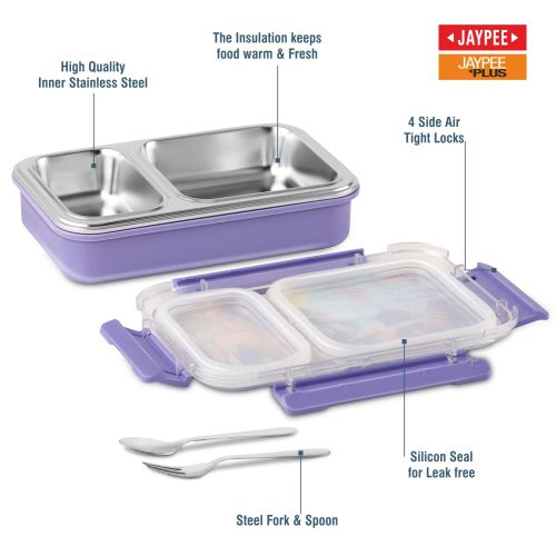 Jaypee ToonBox 2 Lunch Box – Insulated Steel Kids Tiffin Bbag | India’s Best Online Stationery Store