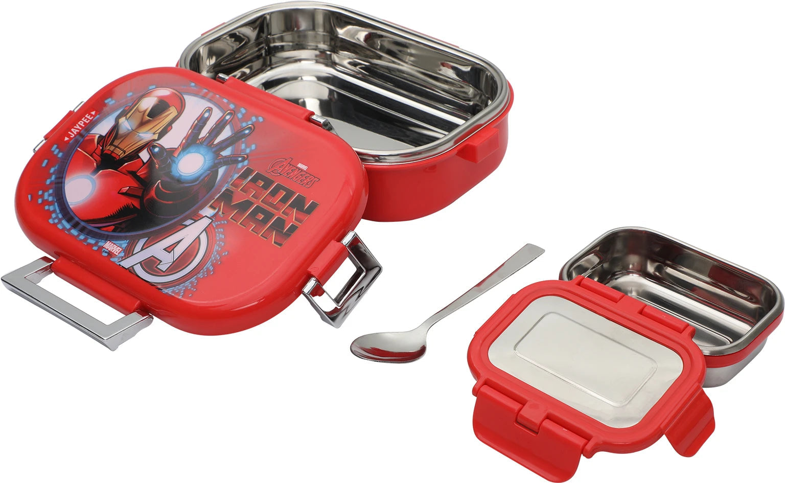 Jaypee Iron Man Lunch Box Insulated Steel Kids Tiffin Bbag | India’s Best Online Stationery Store