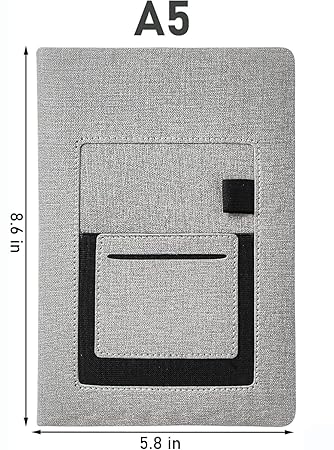 A5 Diary with Mobile Pocket & Card Holder Hardcover Organizer Notebook Bbag | India’s Best Online Stationery Store