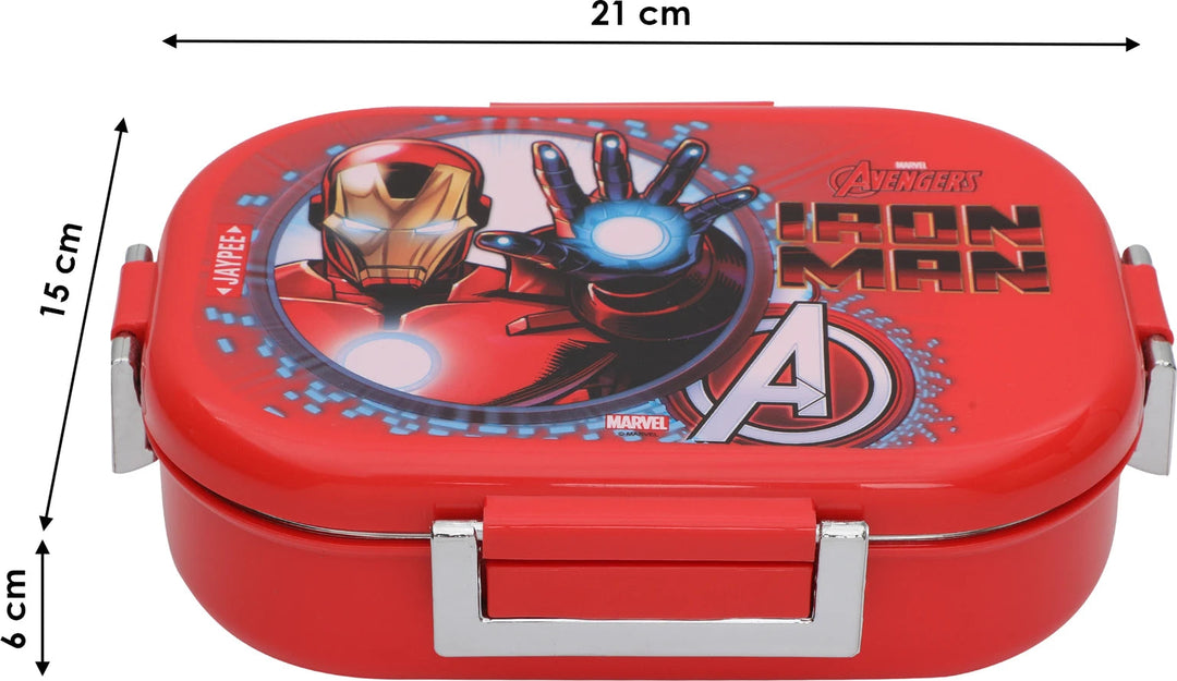 Jaypee Iron Man Lunch Box Insulated Steel Kids Tiffin Bbag | India’s Best Online Stationery Store