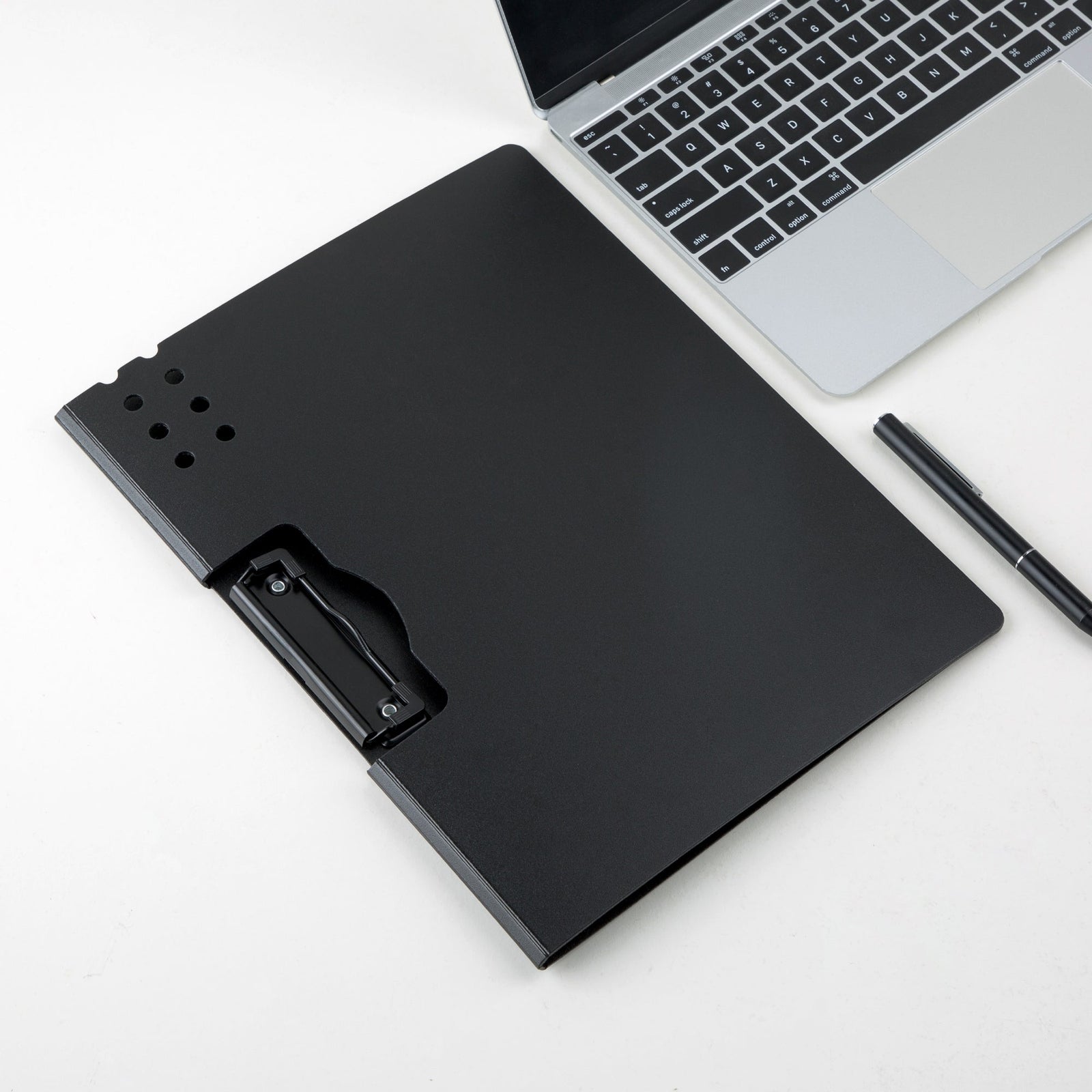 Kinbor A4 Side Clip File Black Durable Document Holder Bbag | India’s Best Online Stationery Store