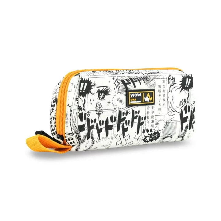 WOW Anime Print Pencil Pouch Dual Zipper Stationery Organizer Bbag | India’s Best Online Stationery Store