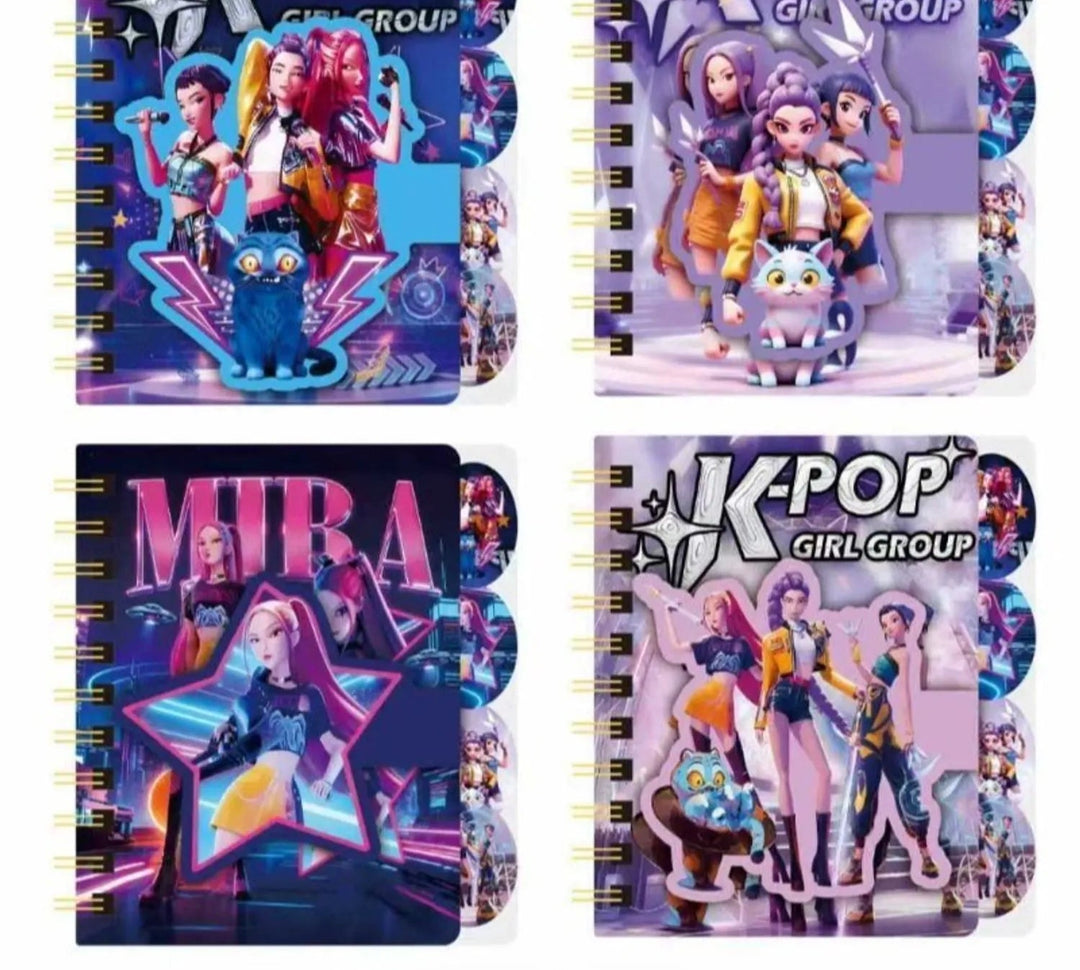 Kpop Demon Hunters Mini Diary with Magnetic Cover Bbag | India’s Best Online Stationery Store