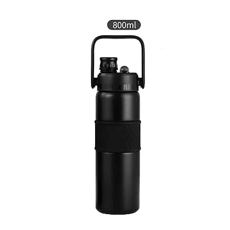 800ml Sports Thermal Bottle with Straw Insulated Hot & Cold Water Bottle Bbag | India’s Best Online Stationery Store