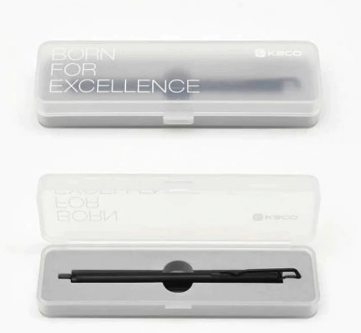 A Box of Kacogreen Klip Metal Gel Pen Born For Exellence