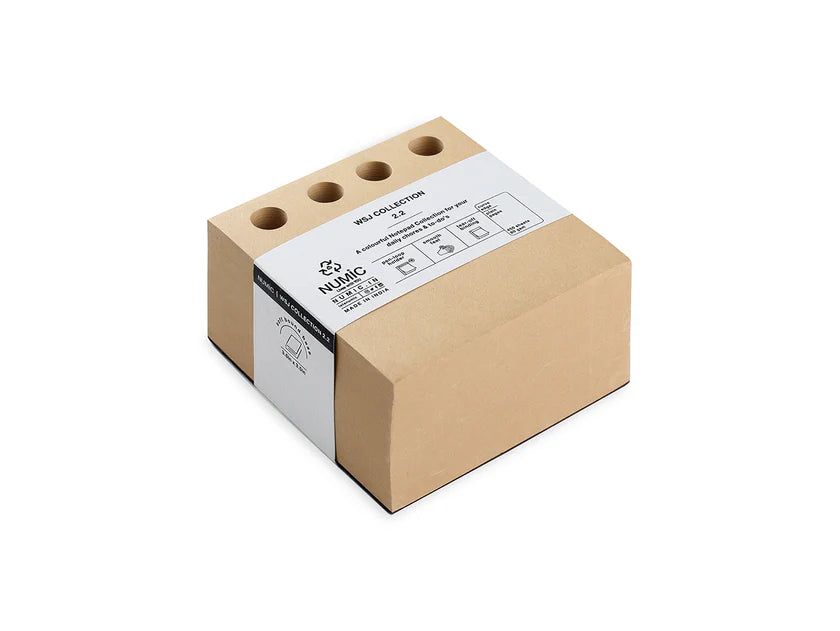 NUMIC WSJ 2.2 Memo Block Pad – 450 Sheets Desk Organizer with Pen Slots (9 Colors)