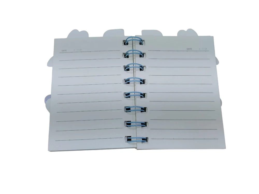 Labubu Cartoon Spiral Notebook with Glitter Cover for Kids Bbag | India’s Best Online Stationery Store