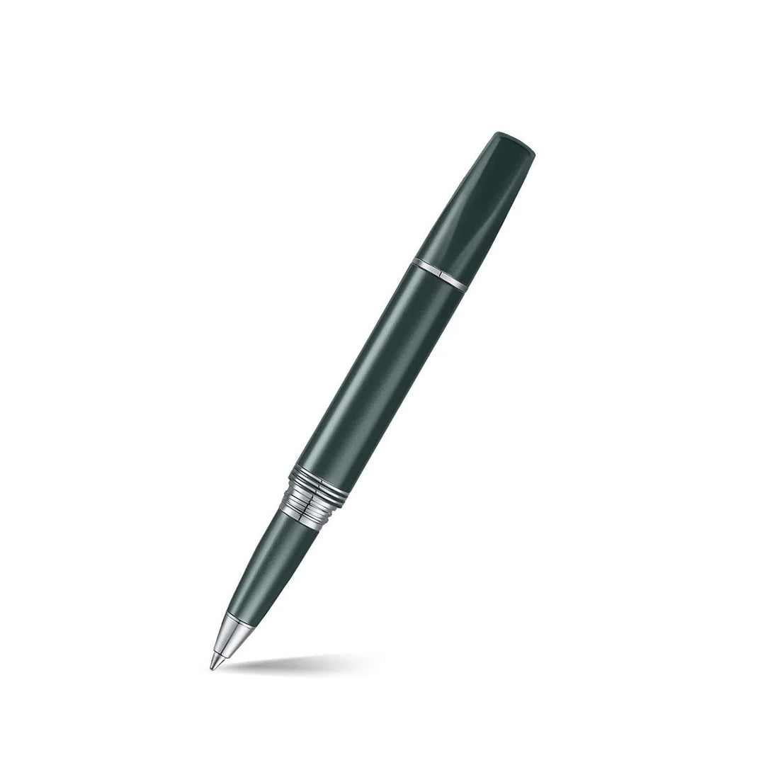 Contemporary Verdant Green Rollerball Pen with Silver Trims Bbag | India’s Best Online Stationery Store