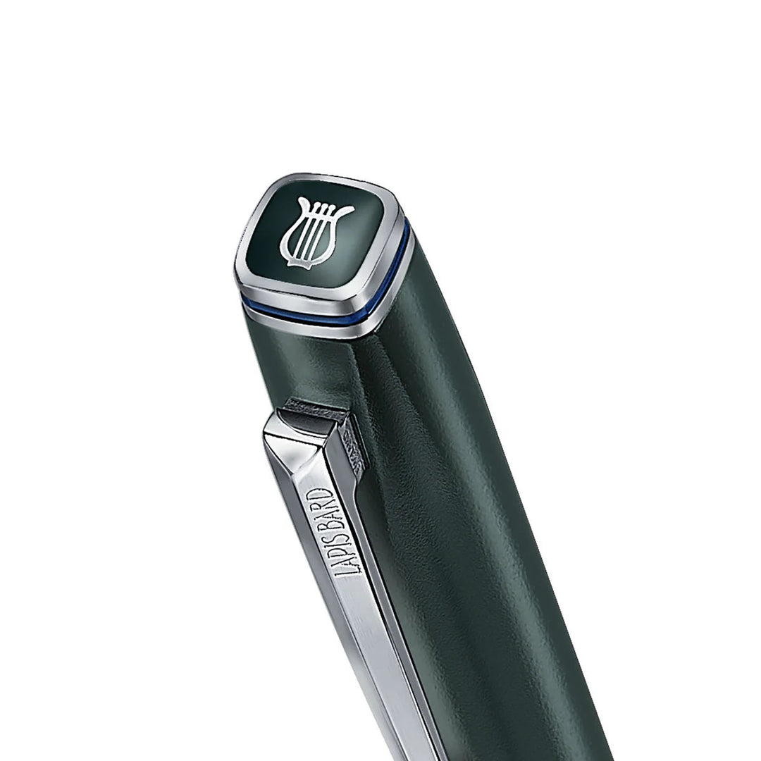 Contemporary Verdant Green Rollerball Pen with Silver Trims Bbag | India’s Best Online Stationery Store