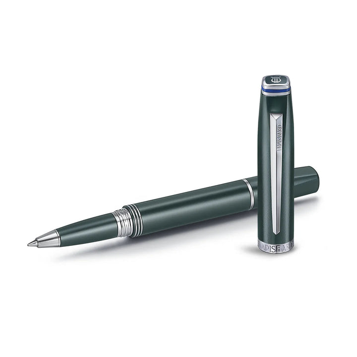 Contemporary Verdant Green Rollerball Pen with Silver Trims Bbag | India’s Best Online Stationery Store