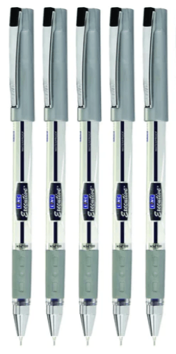 5 units of Linc Executive Sharpline Gel Pen 0.5mm