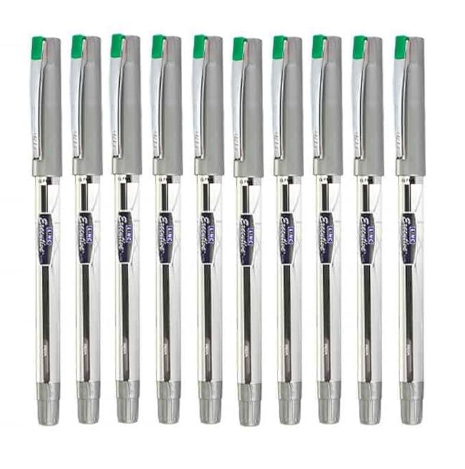 10 units of green Linc Executive Sharpline Gel Pen 0.5mm