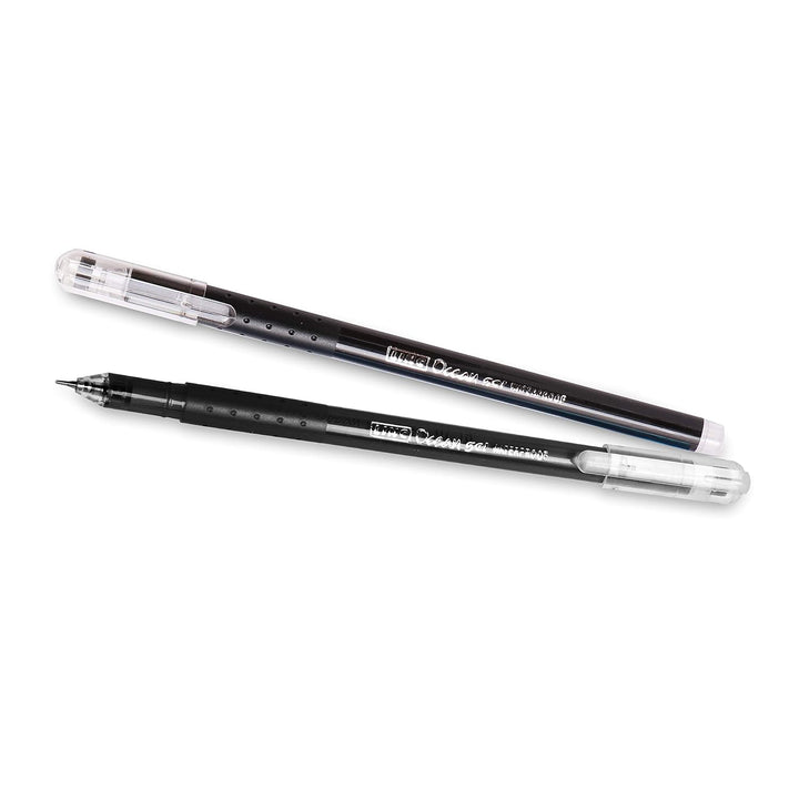 2 black Linc Ocean Waterproof Gel Pen 0.5mm