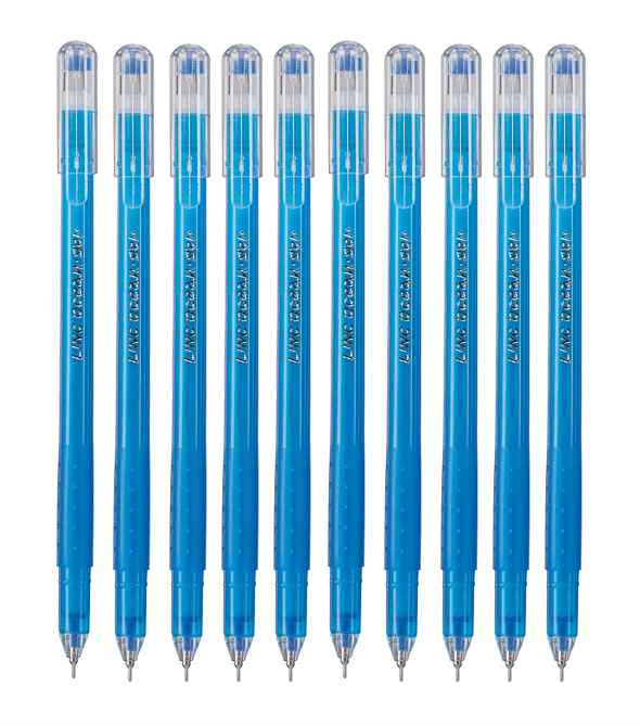 10 blue Linc Ocean Waterproof Gel Pen 0.5mm