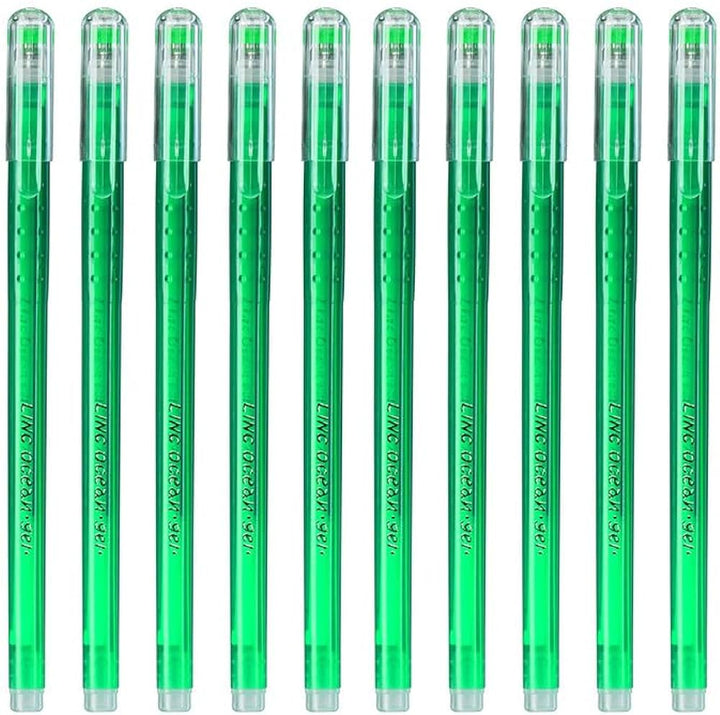 10 green Linc Ocean Waterproof Gel Pen 0.5mm