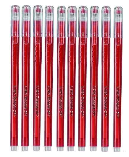 10 red Linc Ocean Waterproof Gel Pen 0.5mm