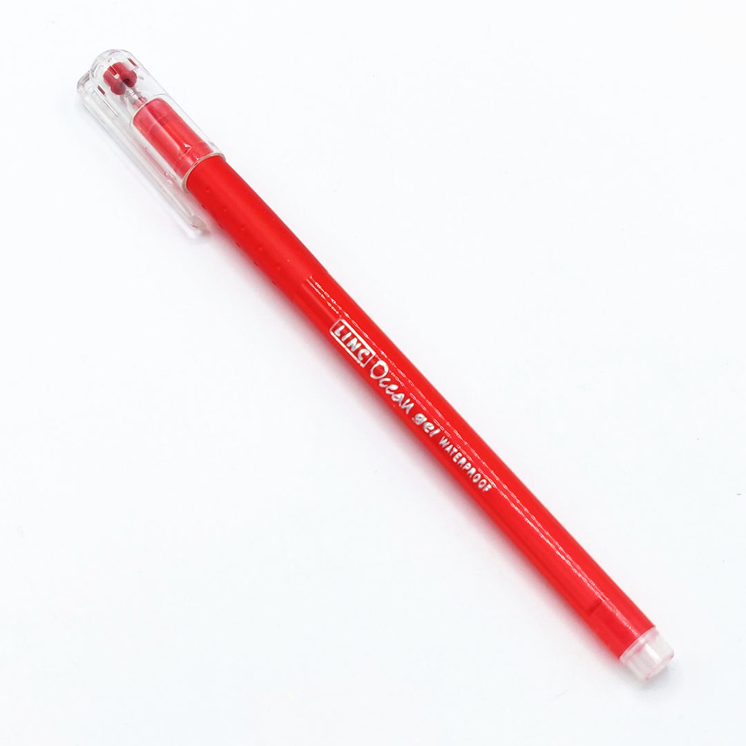 red Linc Ocean Waterproof Gel Pen 0.5mm