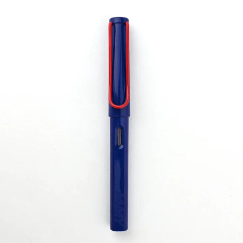 Lamy Fountain Pen Safari Blue And Red / Bbag Indias Best Online Store