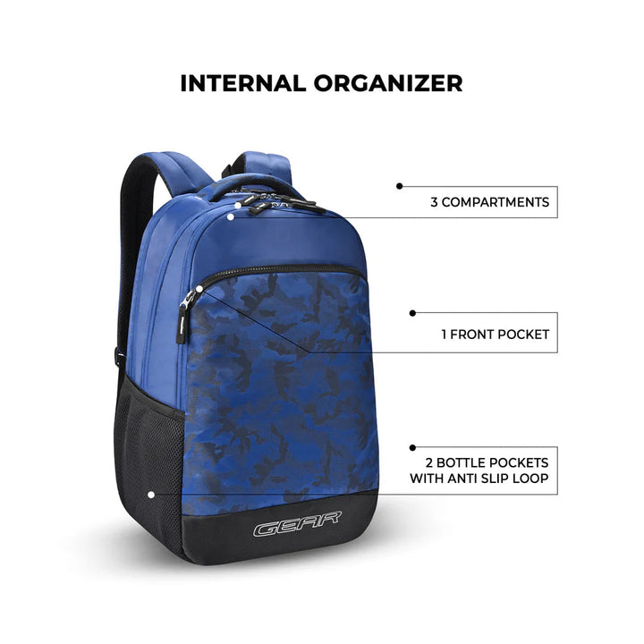 Mariner Rain cover Backpack Black-Black Laptop Backpack with Rain Cover Bbag | India’s Best Online Stationery Store