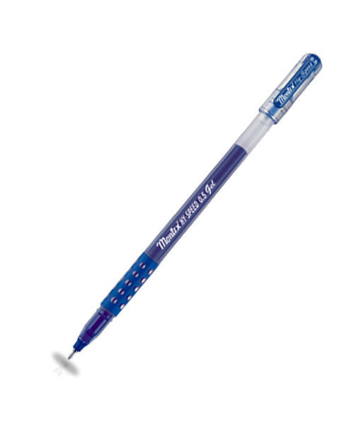 Blue Montex Hy Speed-Grip Gel Pen With Finger grip