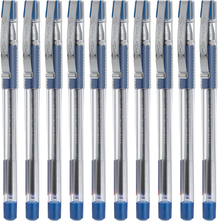 10 Pcs of Blue Montex Mega Top Ball Pen