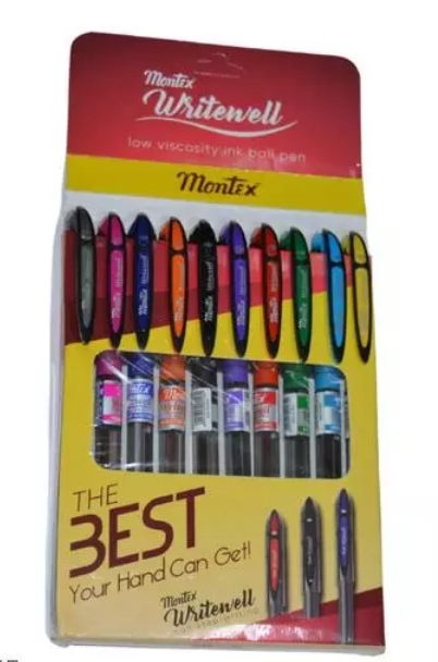 A Pack of Montex Writewell Ball Pen Multicolor 
