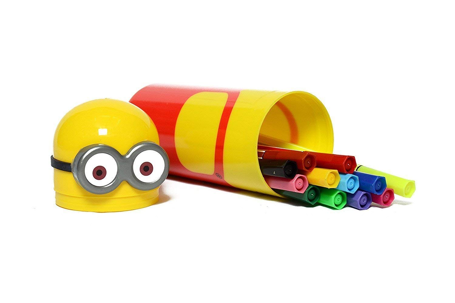 IMAGINATIVE 5 Minion Cartoon Shape Sketch Pen Stationary Kit 12 pens -  Reusable Pencil & Pen Box - Perfect Birthday Party Return Gift, gift for  Kids (Pack of 5) : Amazon.in: Office Products