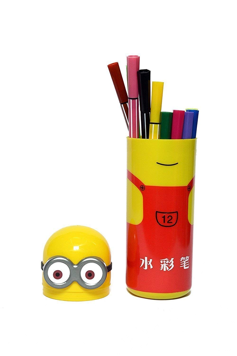 Red Minions Character Sketch Pen Box 