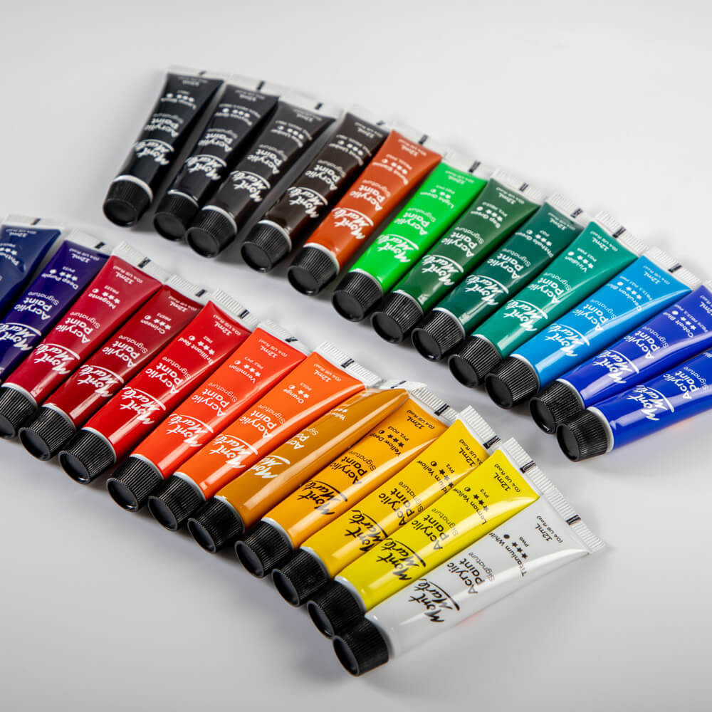 Acrylic Paints Set Signature 24pc x 12ml (0.4 US fl.oz)