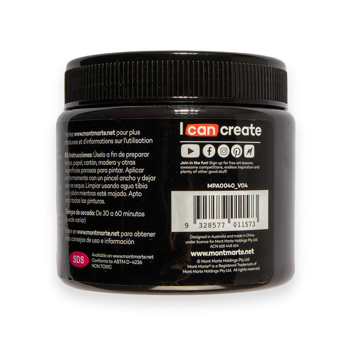 Black Gesso 500ml (16.9 US fl.oz)